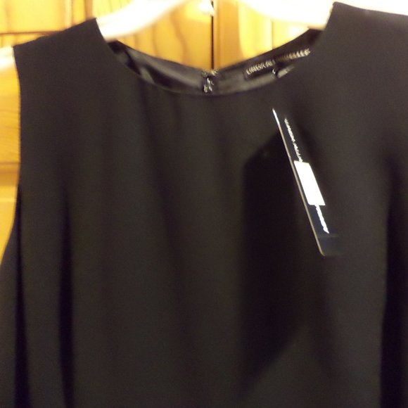 LINDA ALLARD ELLEN TRACY Little Black Dress~Princess Style~Lined-Size:12 NWT$255 - Picture 2 of 12